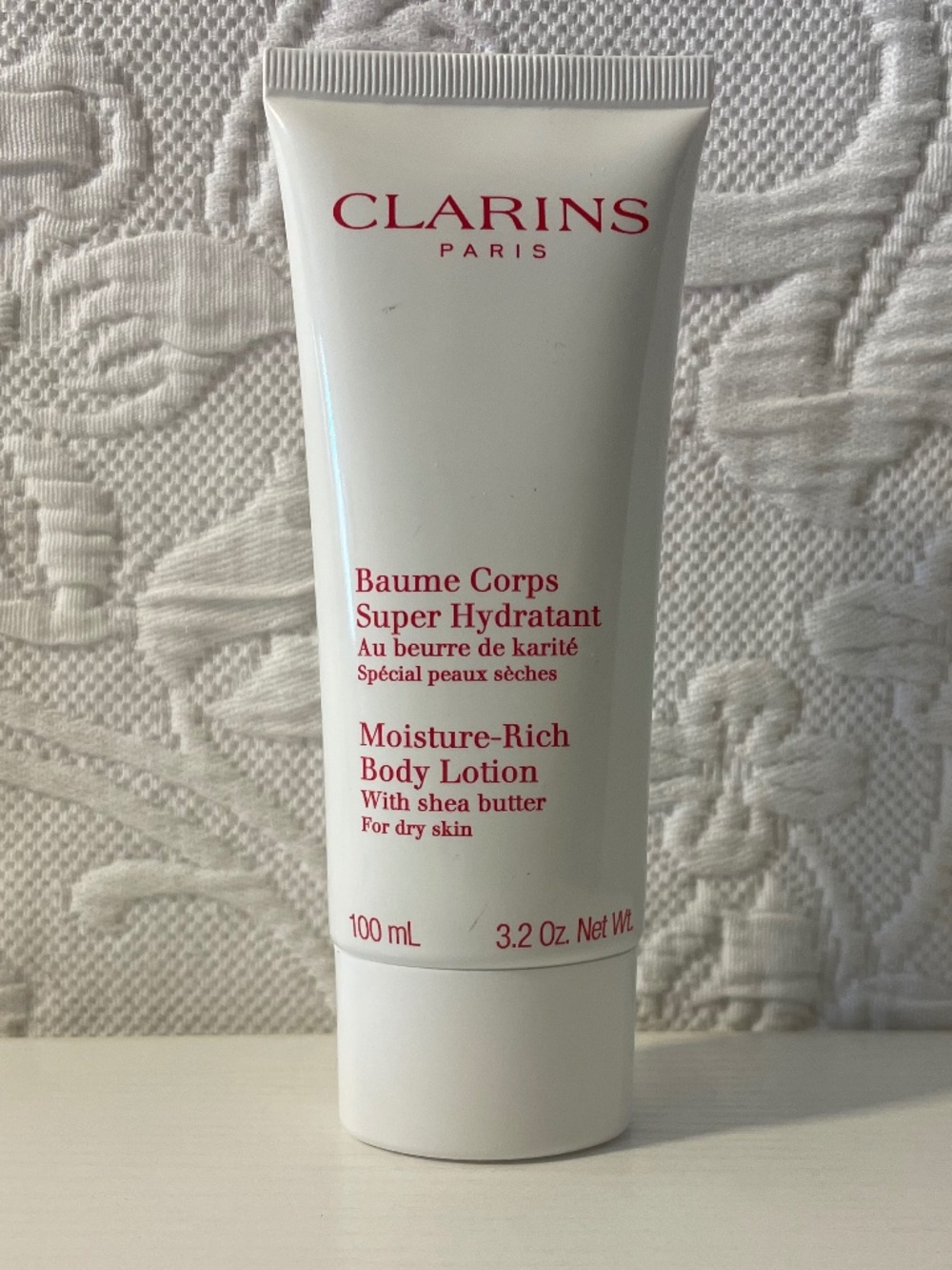 Clarins Moisture-Rich Body Lotion w/ Shea Butter Full Size 3.2oz SEALED